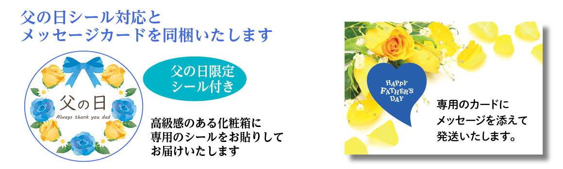 父の日メッセージカードバナー